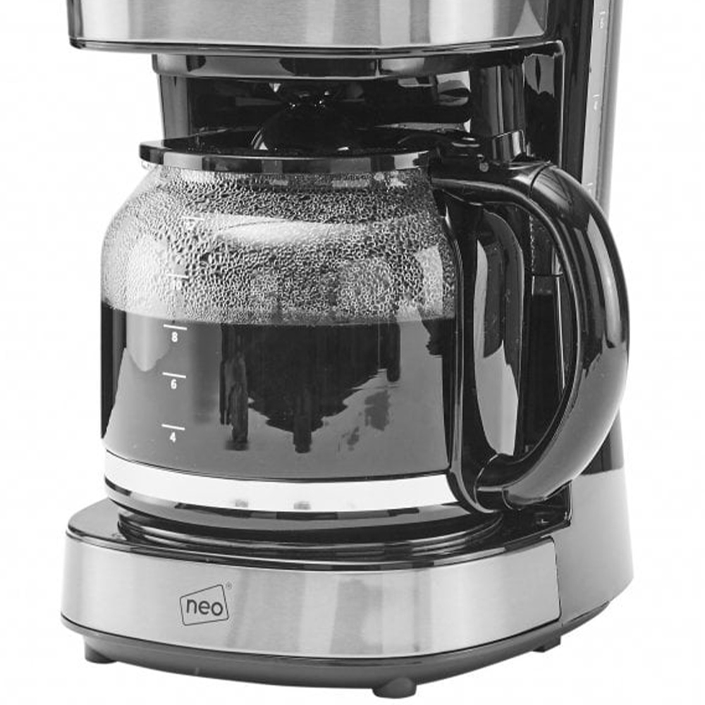 Neo Stainless Steel 1.5L Filter Coffee Maker Machine Wilko