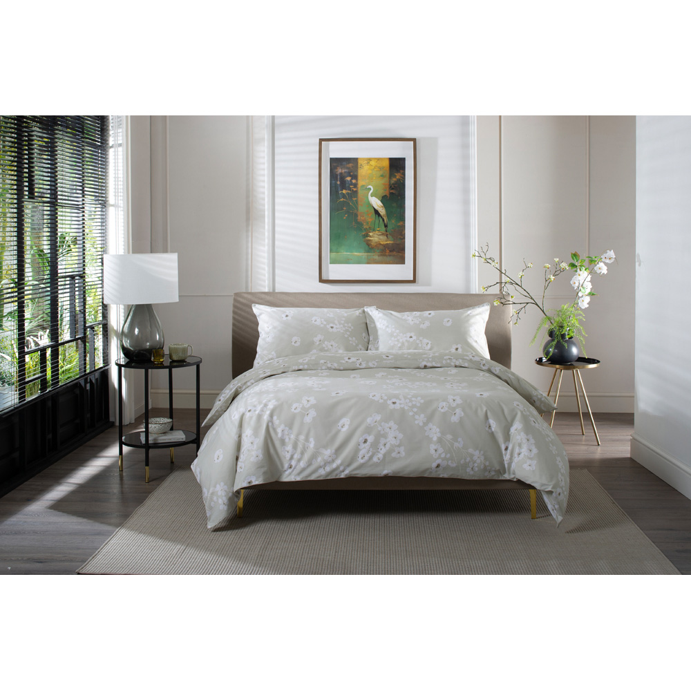 The Lyndon Company Petite Fleure Double Natural Duvet Set Image 3