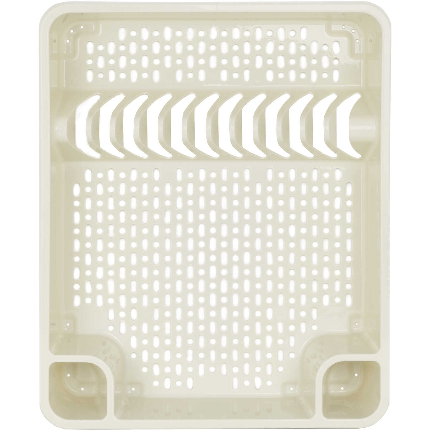 Everyday Large Dish Drainer - Oyster White Image