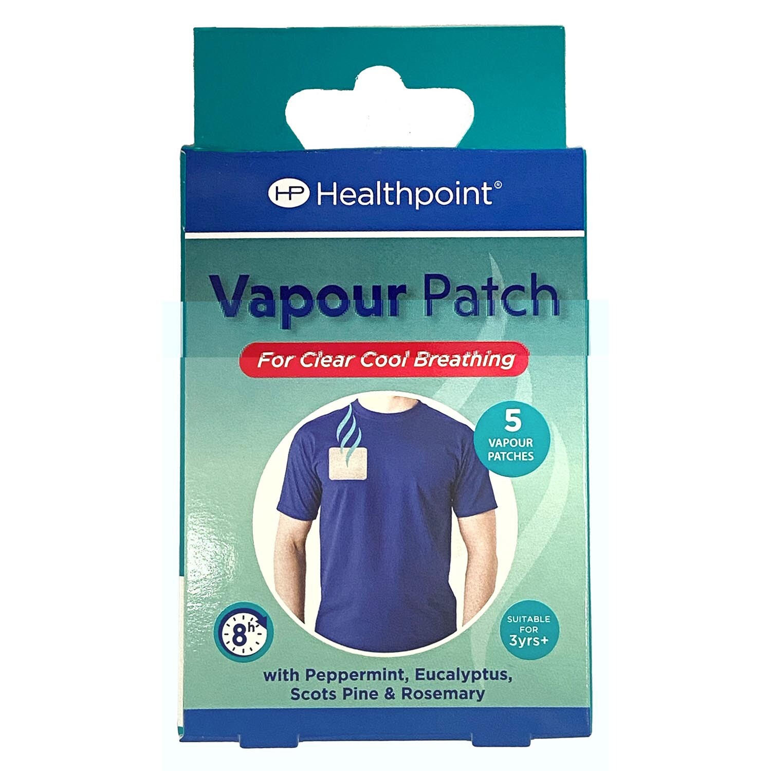 Pack of 5 Vapour Patches - White Image