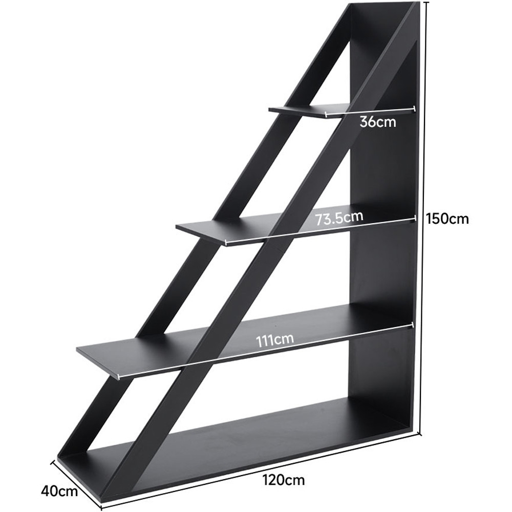H&O Direct Triangle Ladder Bookshelf Image 5