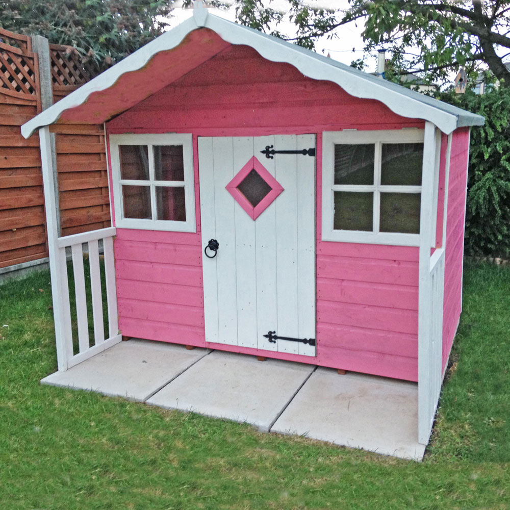 Shire Single Door Cubby Playhouse Shed with Windows Image 3