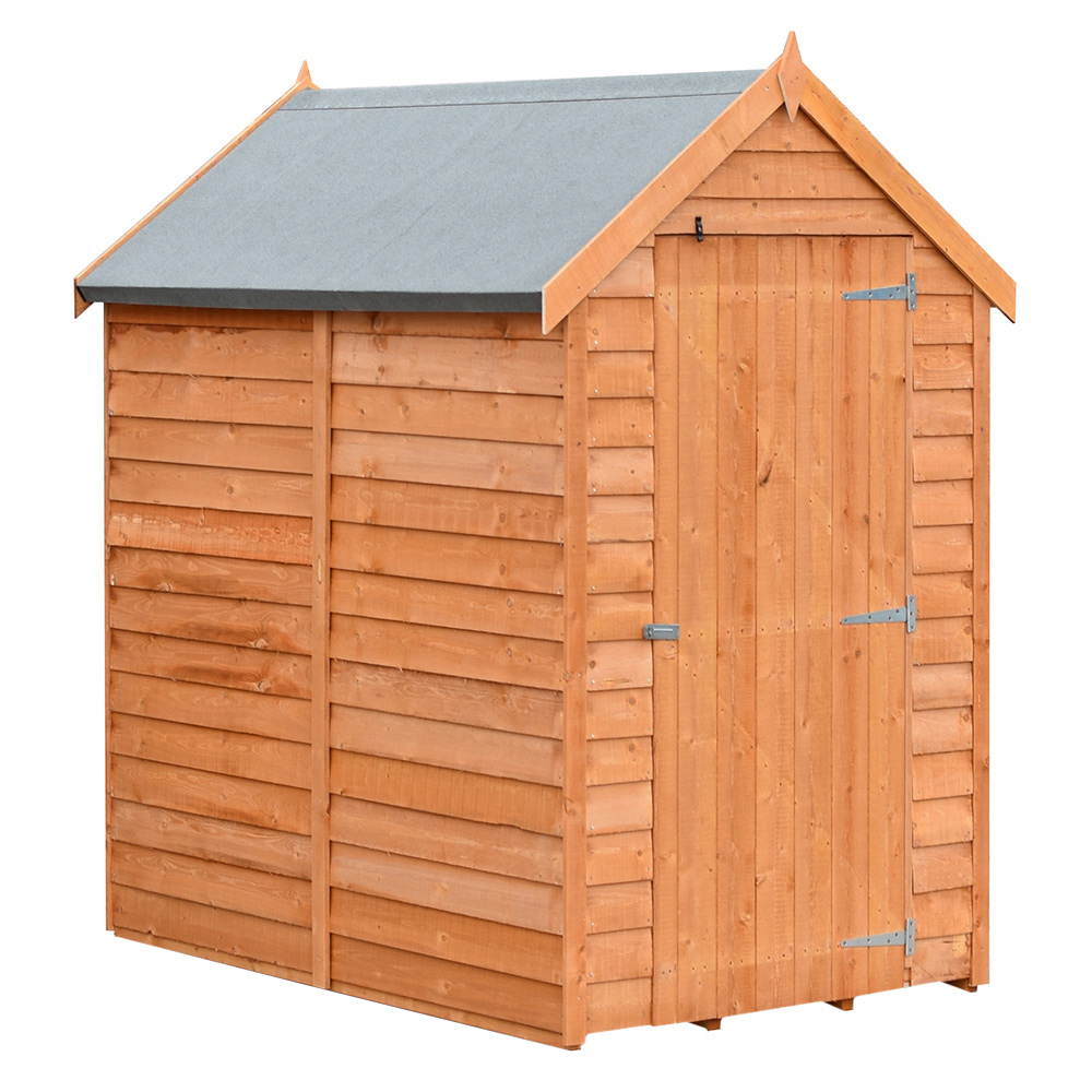 Shire 6 x 4ft Dip Treated Overlap Shed Image 1