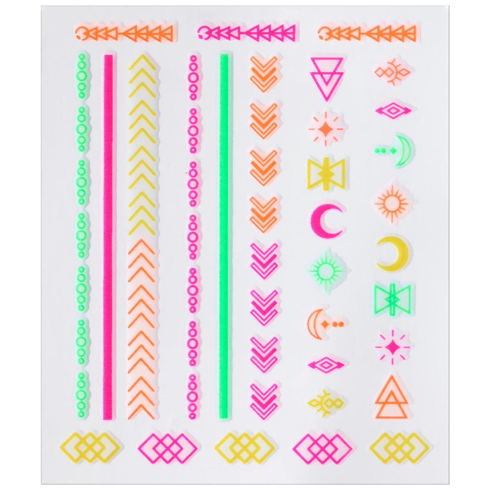 essence Neon Vibes Nail Art Stickers Image 2