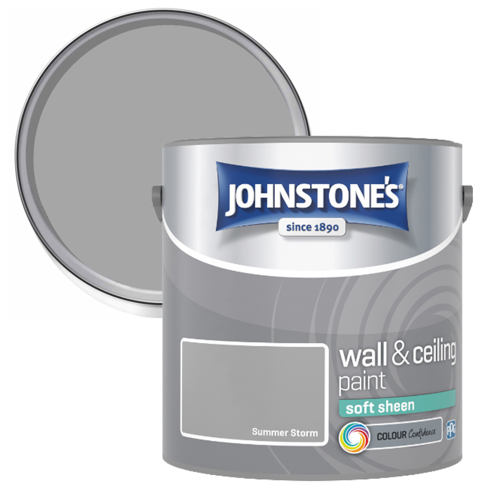 Johnstones Wall & Ceiling Summer Storm Soft Sheen Emulsion Paint 2.5L Image 1