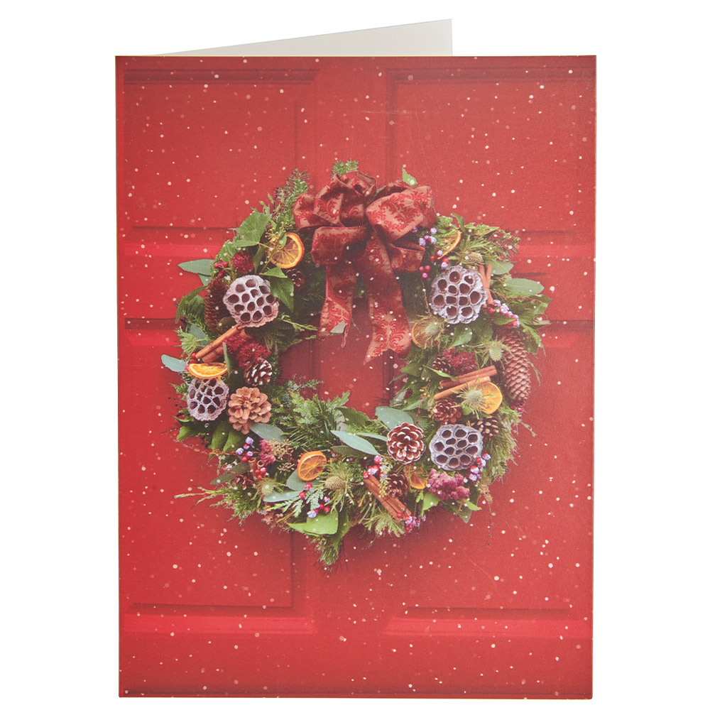 Wilko Duo Wreath Cards 16 Pack Image 5