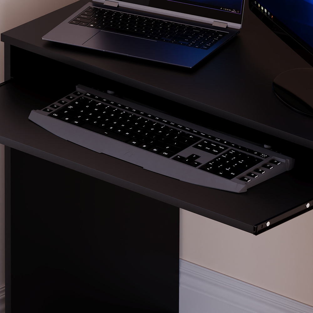 Vida Designs Huby Computer Desk Black Image 7