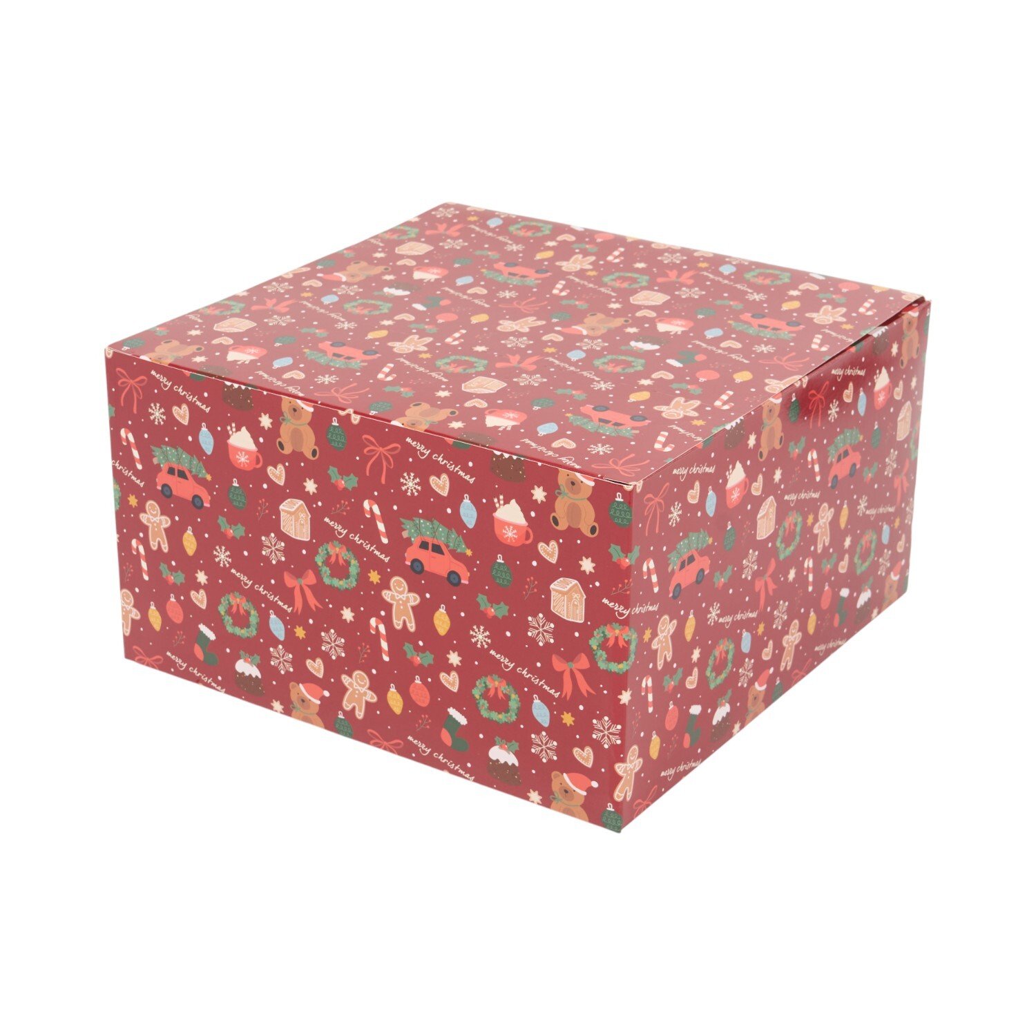 Christmas Cake Board and Box Set Image 8