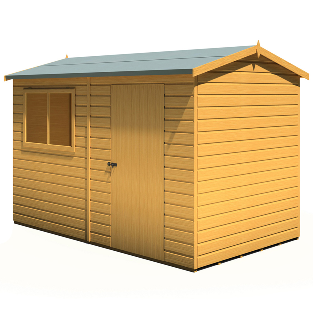 Shire Lewis 10 x 6ft Style C Reverse Apex Shed Image 1
