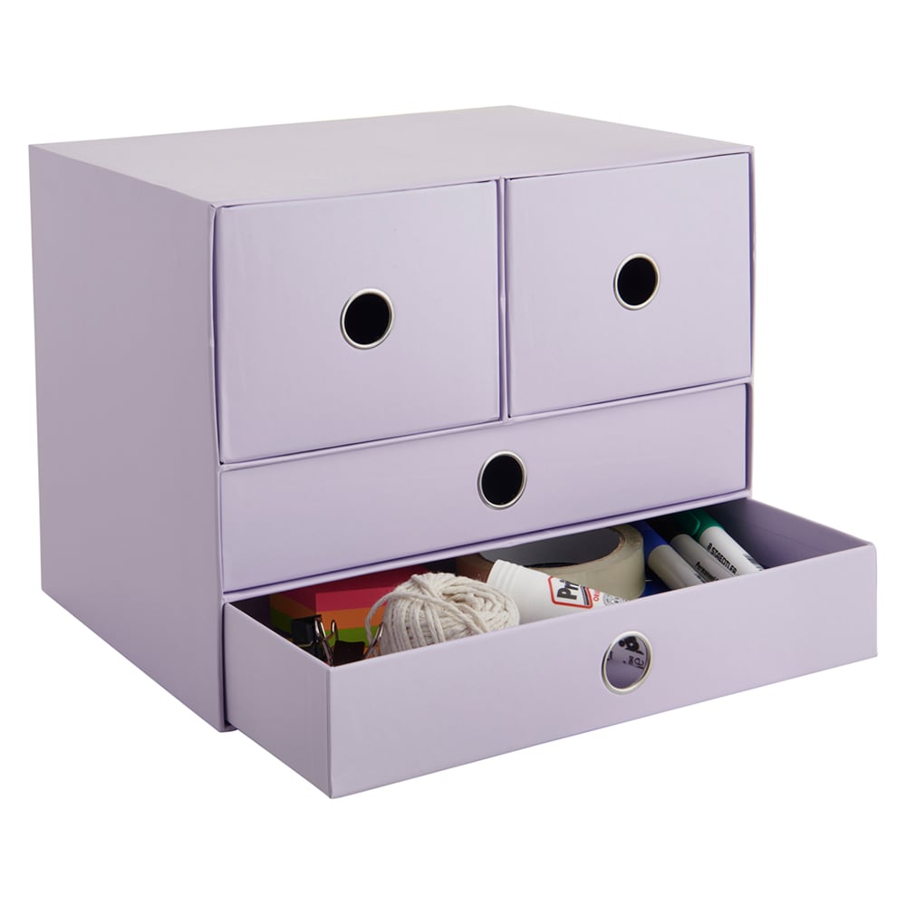 Wilko Purple Drawer Storage Image 3