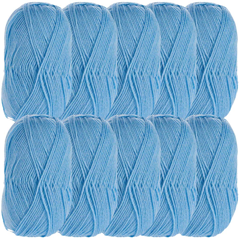 Wilko Double Knit Yarn Mid Blue 100g Image 7