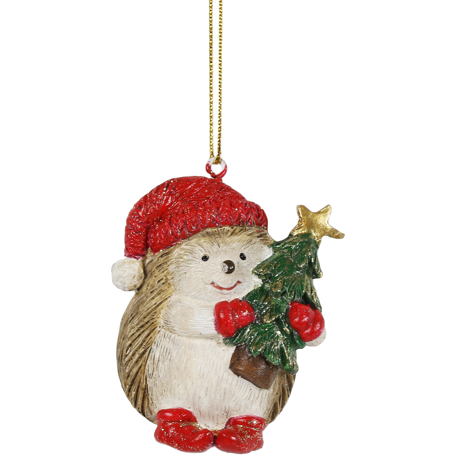 Traditional Hedgehog Hanging Decorations Image 1