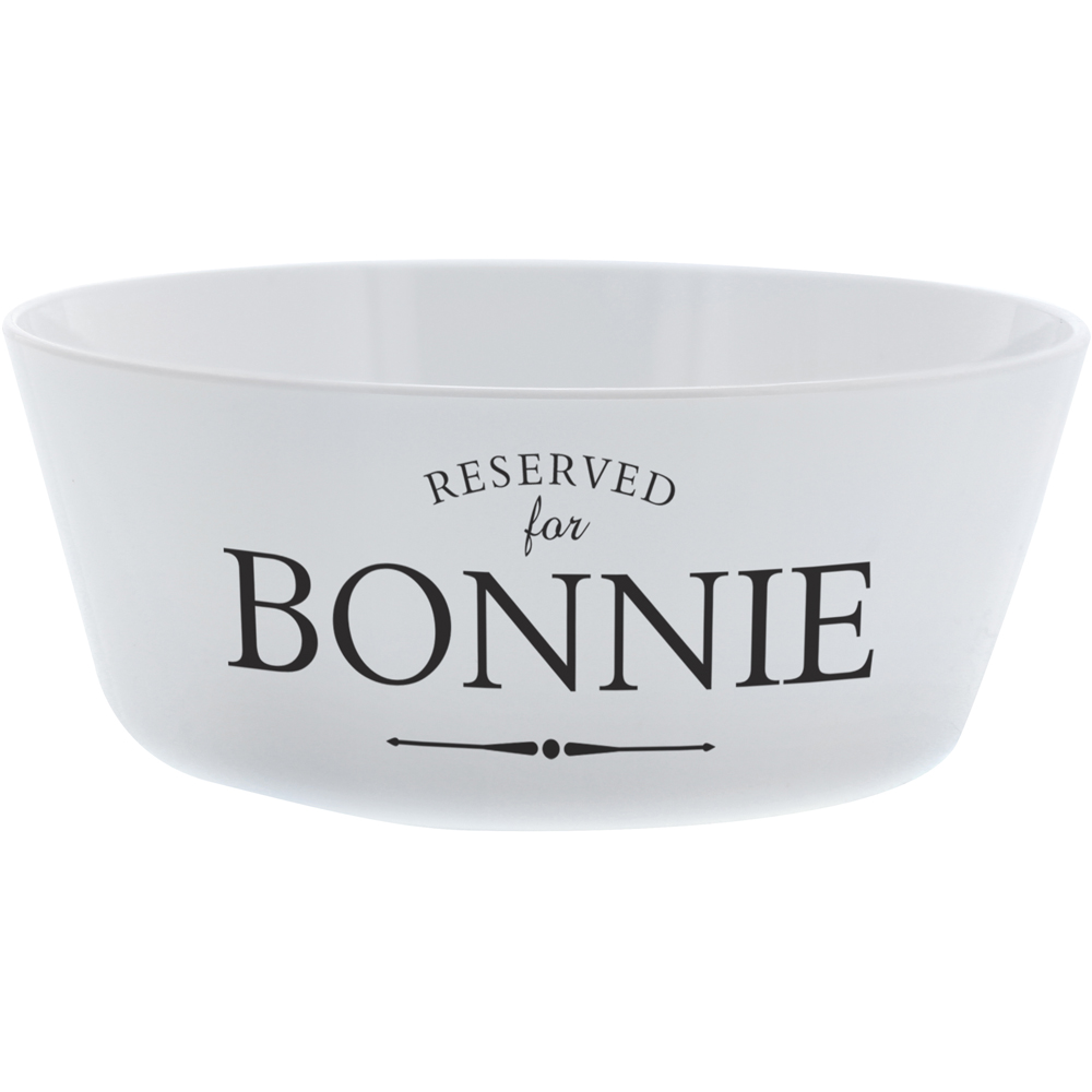 Personalised Memento Reserved For Plastic Cat Bowl Image 1