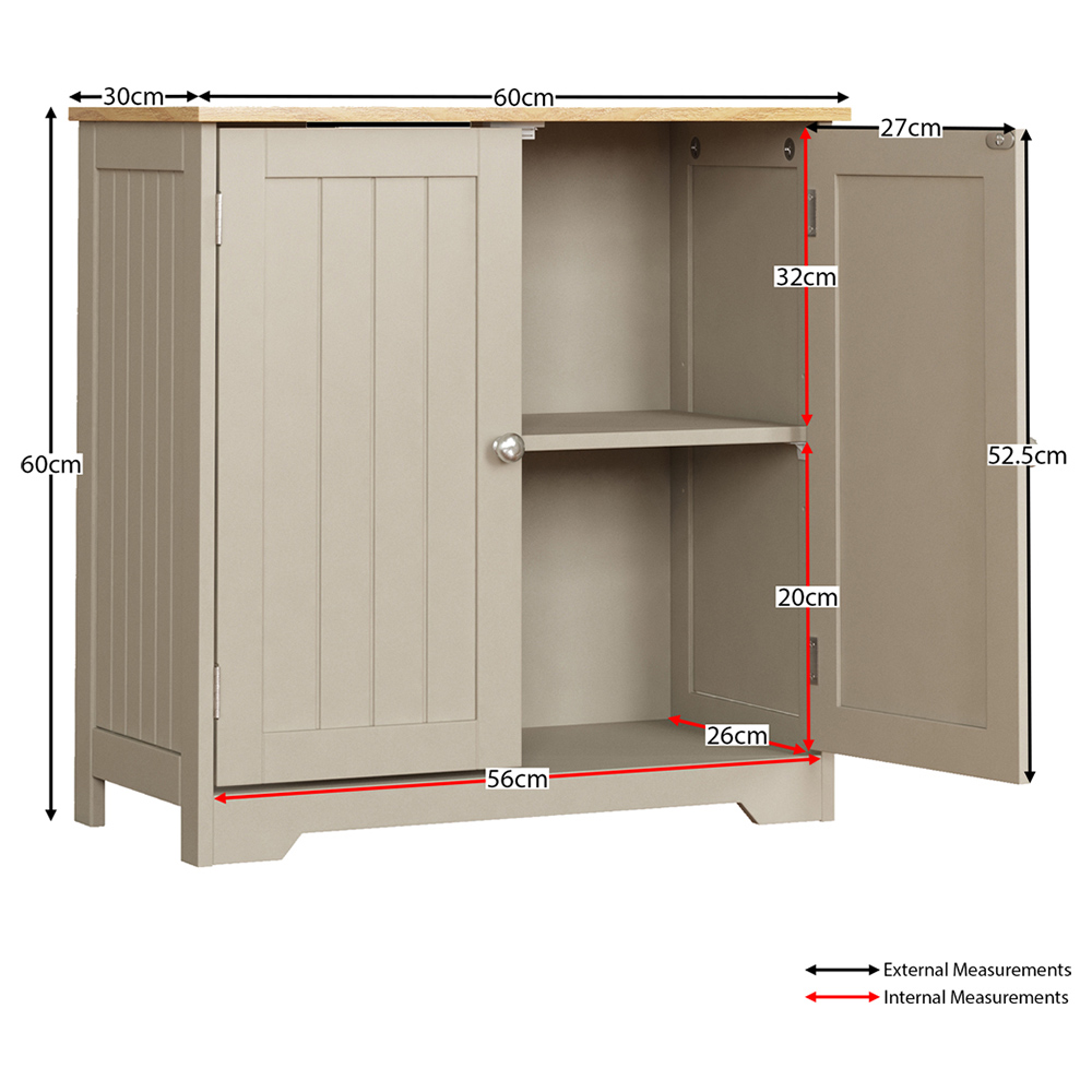 Bath Vida Priano 2 Door Undersink Cabinet Image 8