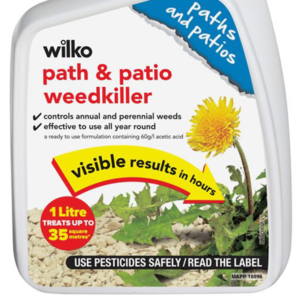 Wilko Ready to Use Path and Patio Weedkiller 1L 35msq Image 3
