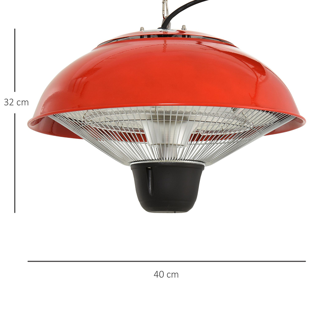 Outsunny Ceiling Mounted Heater 1500W Image 6