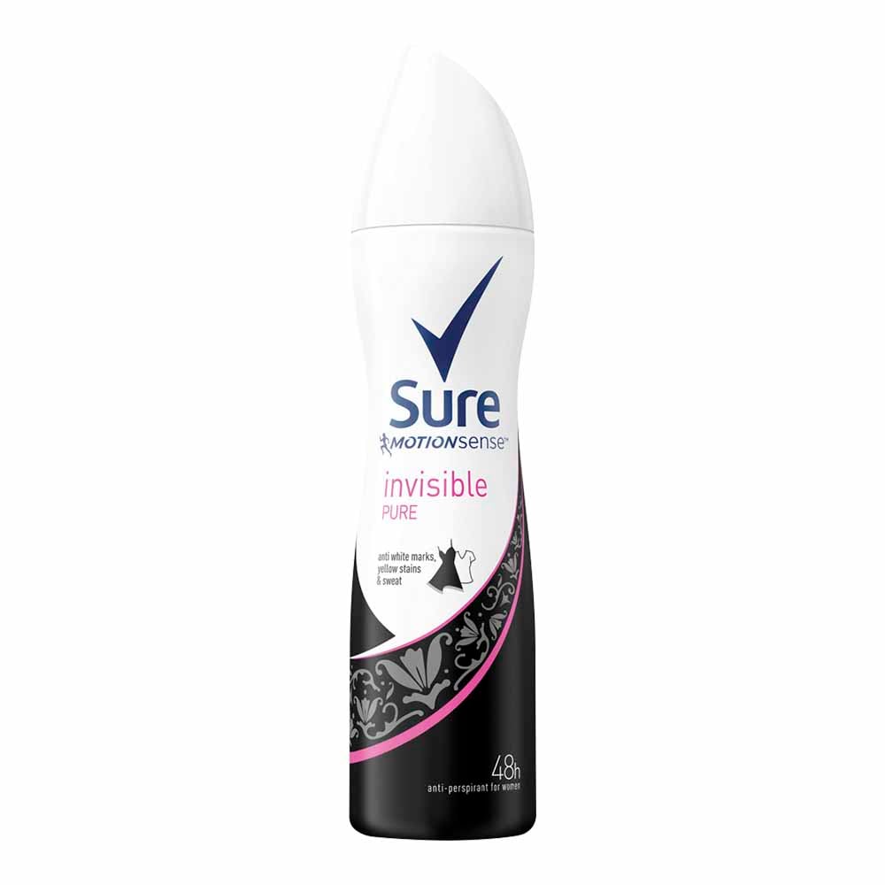 Sure Invisible Pure Anti-Perspirant Deodorant 150ml Image 1