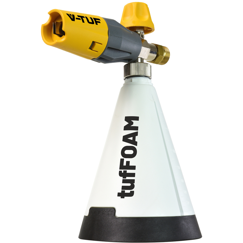 V-TUF tufFOAM M22 MALE Corrosive Resistant Cannon with 1 Litre Bottle Image 1