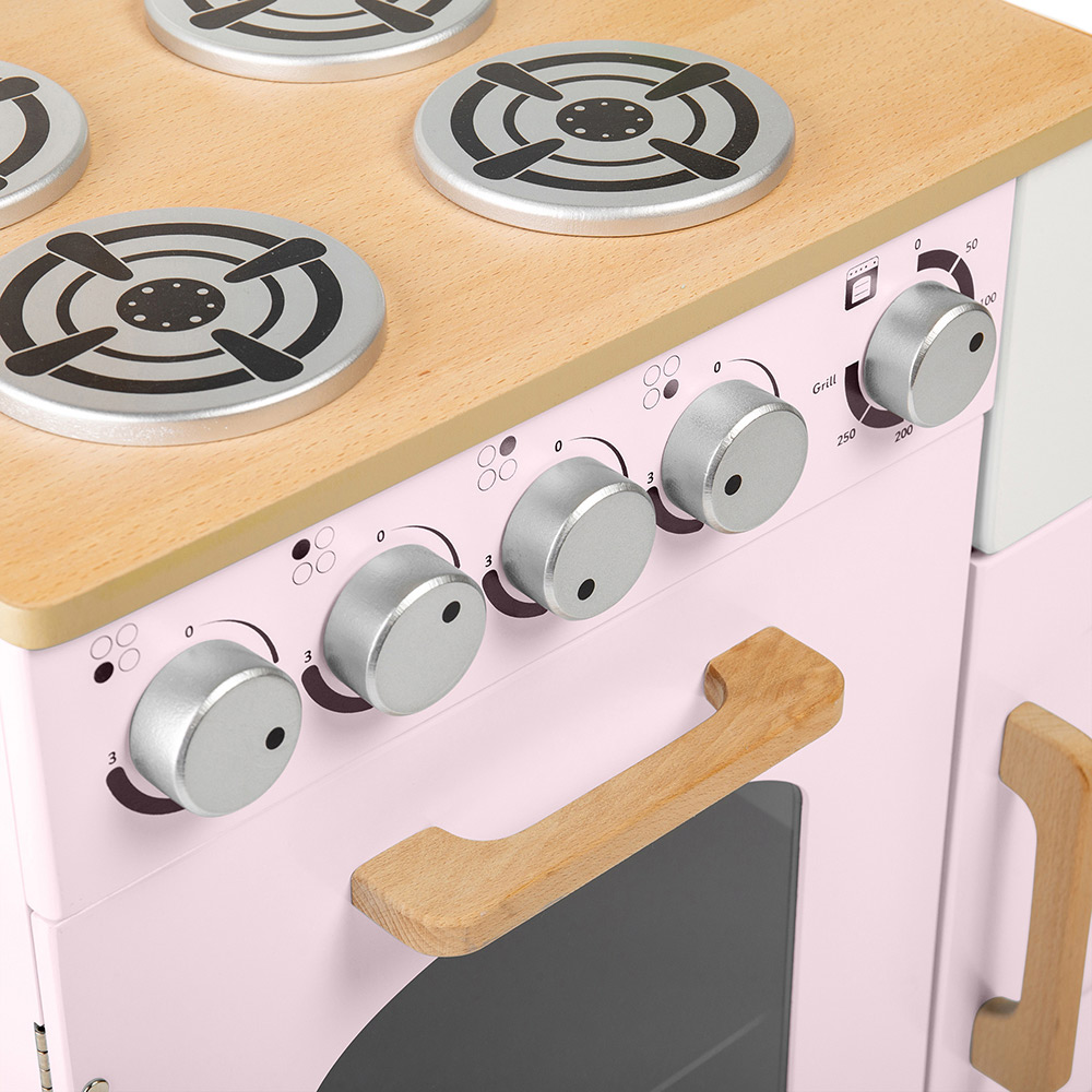 Tidlo Kids Pink Country Play Kitchen Image 5