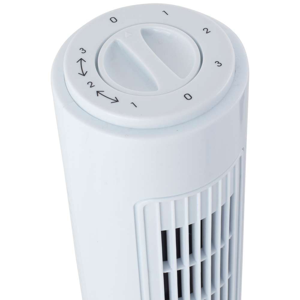 Neo White Free Standing Tower Fan 29 inch Image 3