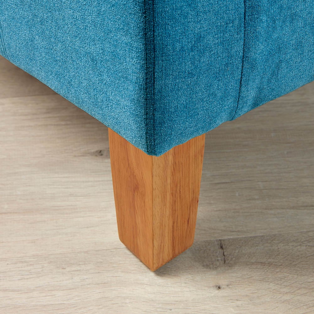 Home Source Bedford Teal Padded Tub Chair Image 4