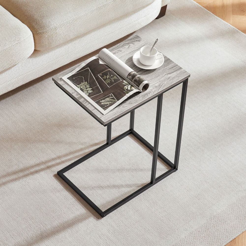 VIDA DESIGNS Brooklyn Grey Side Table Image 5
