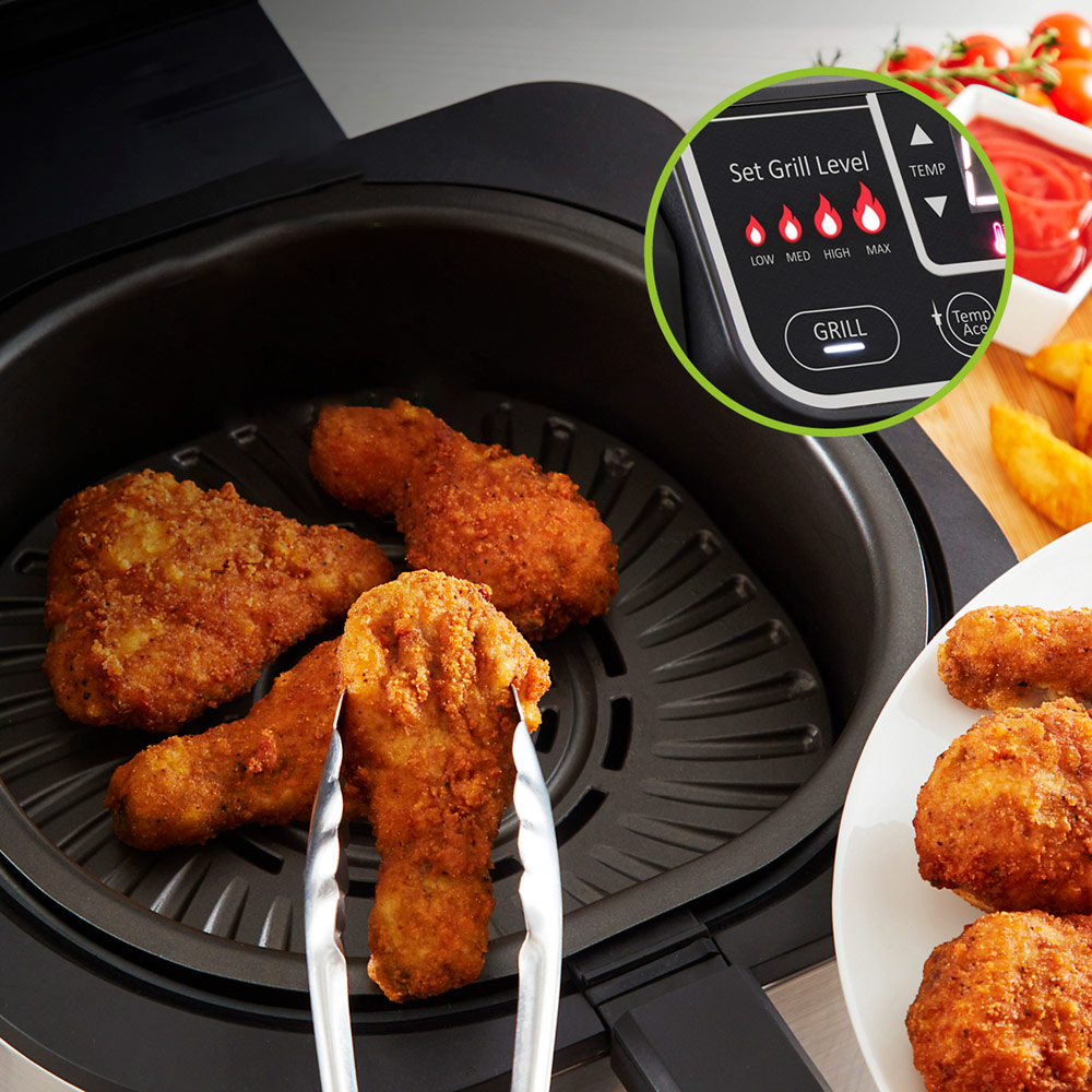 Tower T17086 Black 5.6L 5-in-1 Air Fryer & Smokeless Grill 1760W Image 4