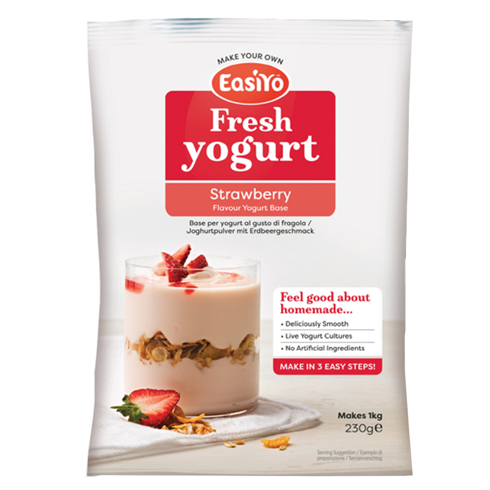 EasiYo Black Strawberry Yoghurt Starter Kit 1L Image 3