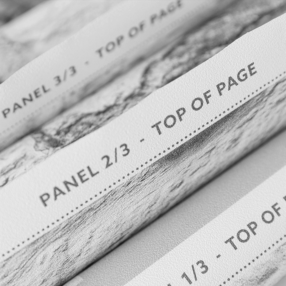 Grandeco Paysage Palm White 3 Lane Wall Mural Image 3