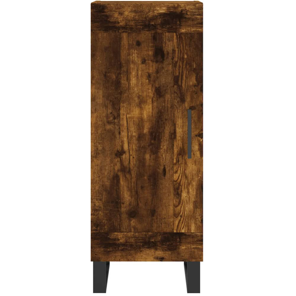 vidaXL Single Door Smoked Oak Sideboard Image 3
