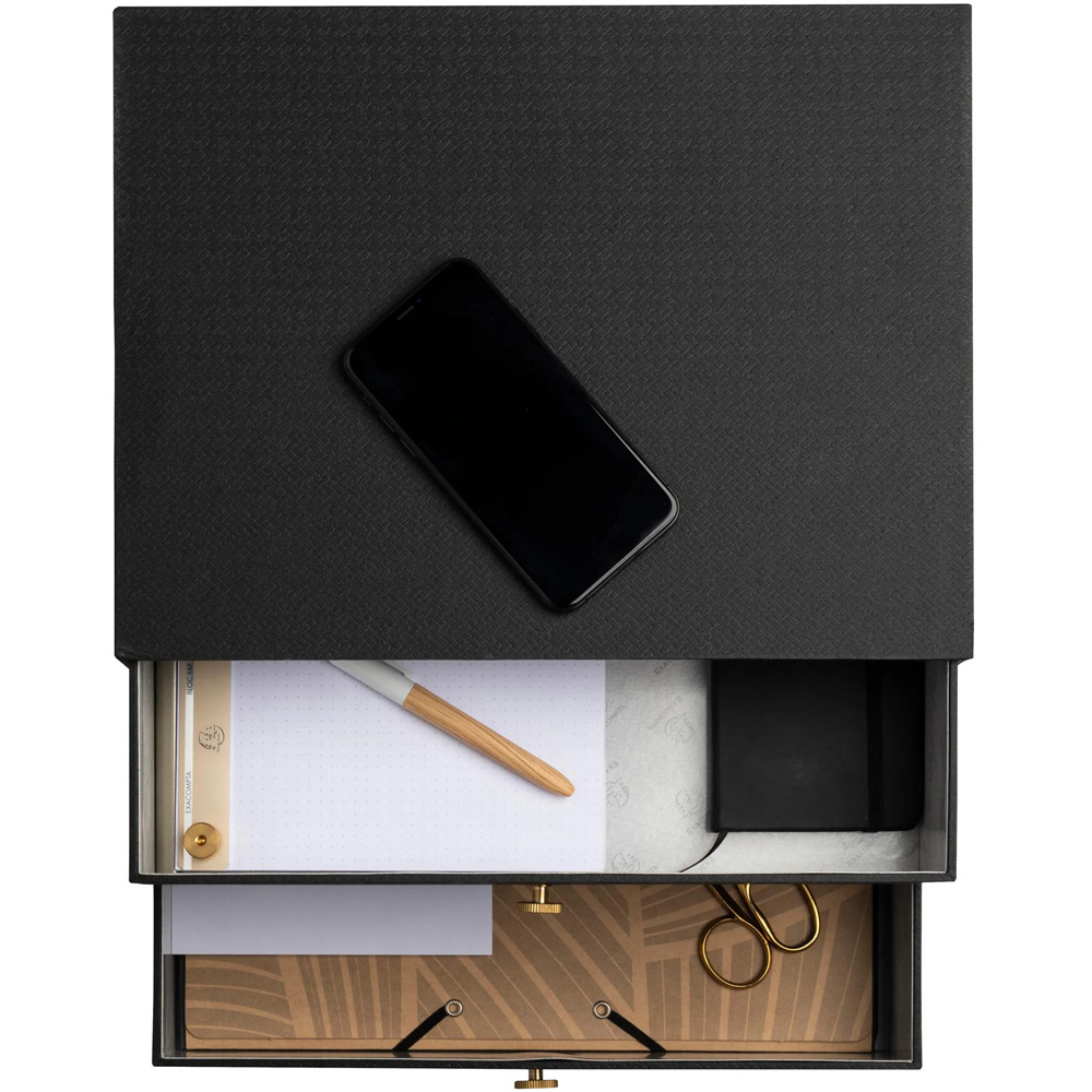 Exacompta OfficeByMe 2 Drawer Black Filing Module Image 8
