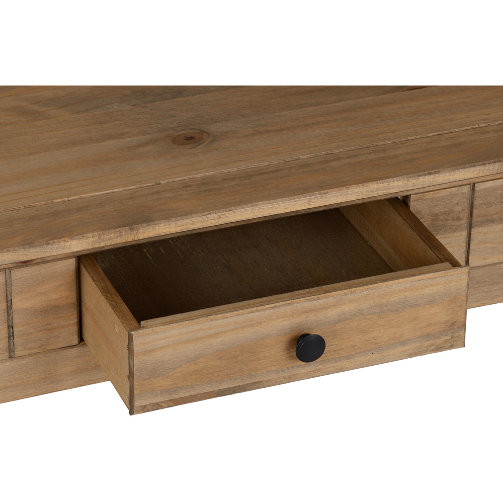 Seconique Panama Single Drawer Natural Wax Coffee Table Image 6