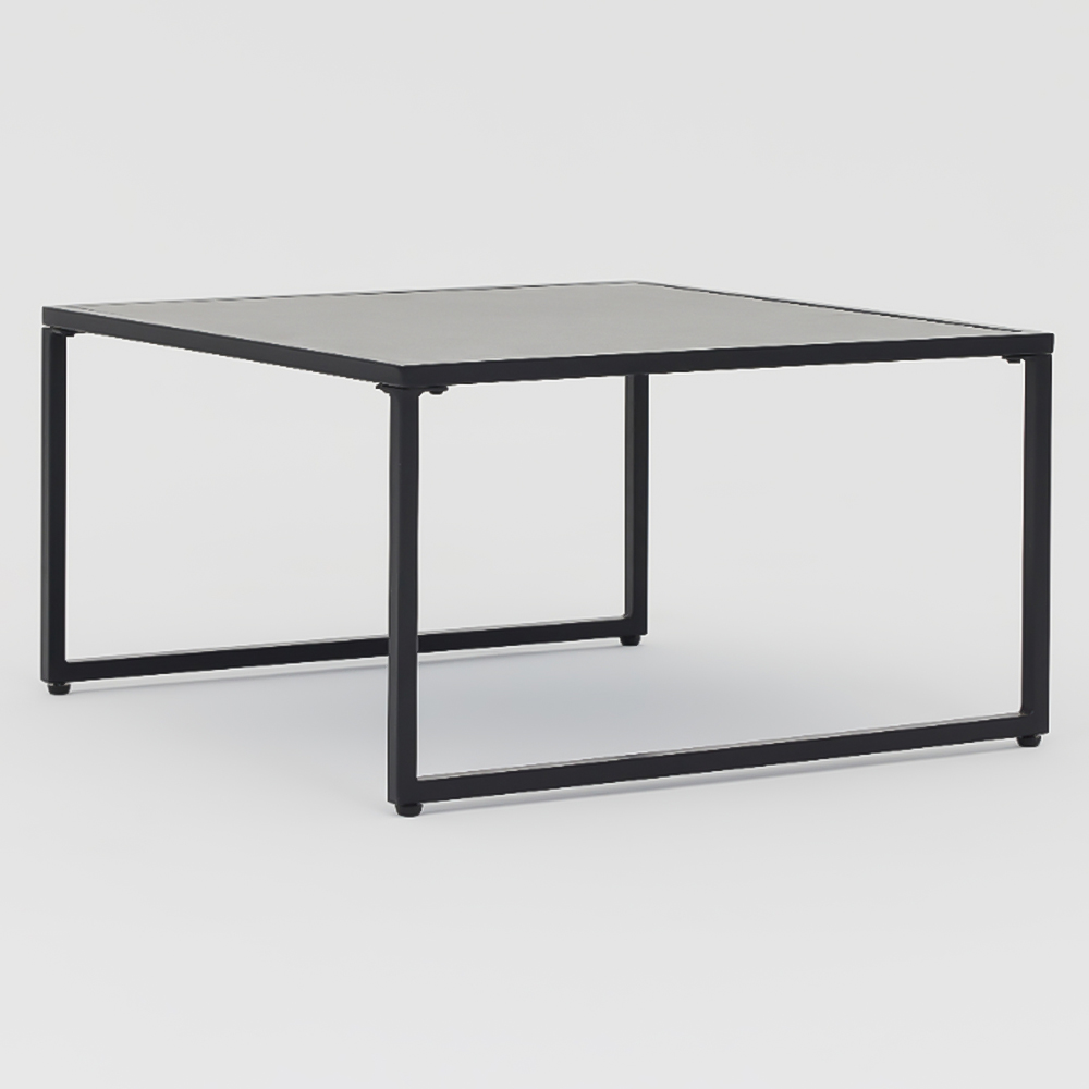 Home Detail Marbella 5 Seater Black Corner Sofa Set with Dark Grey Cushions Image 3