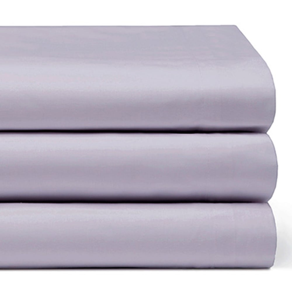 Serene Single Heather Flat Bed Sheet Image 2