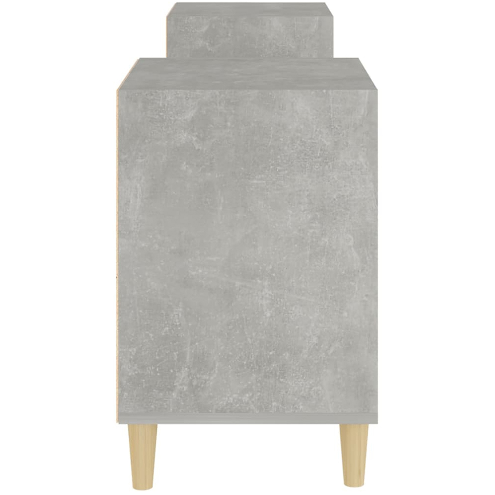 vidaXL 2 Door 4 Shelf Concrete Grey TV Cabinet Image 6