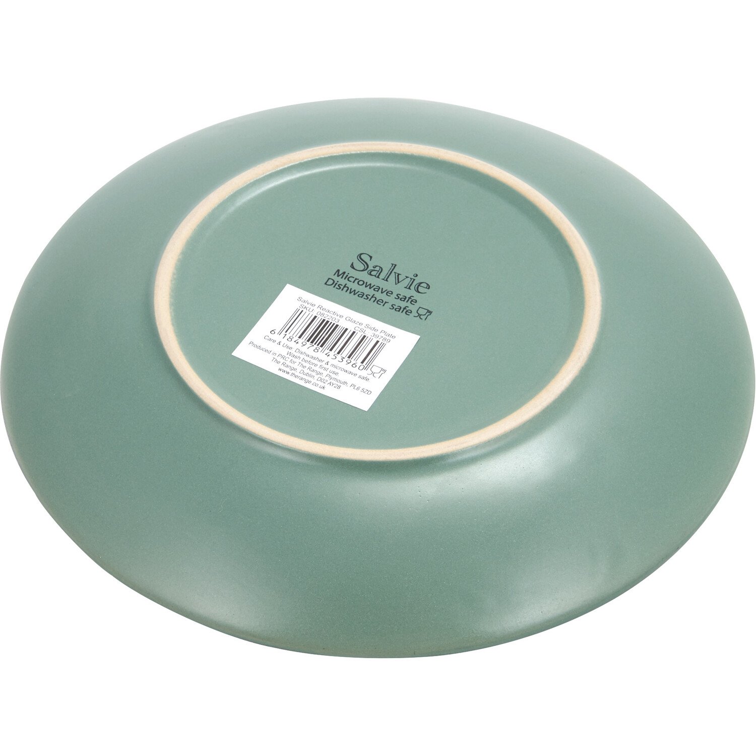 Salvie Reactive Glaze Plate - Sea Green Image 4