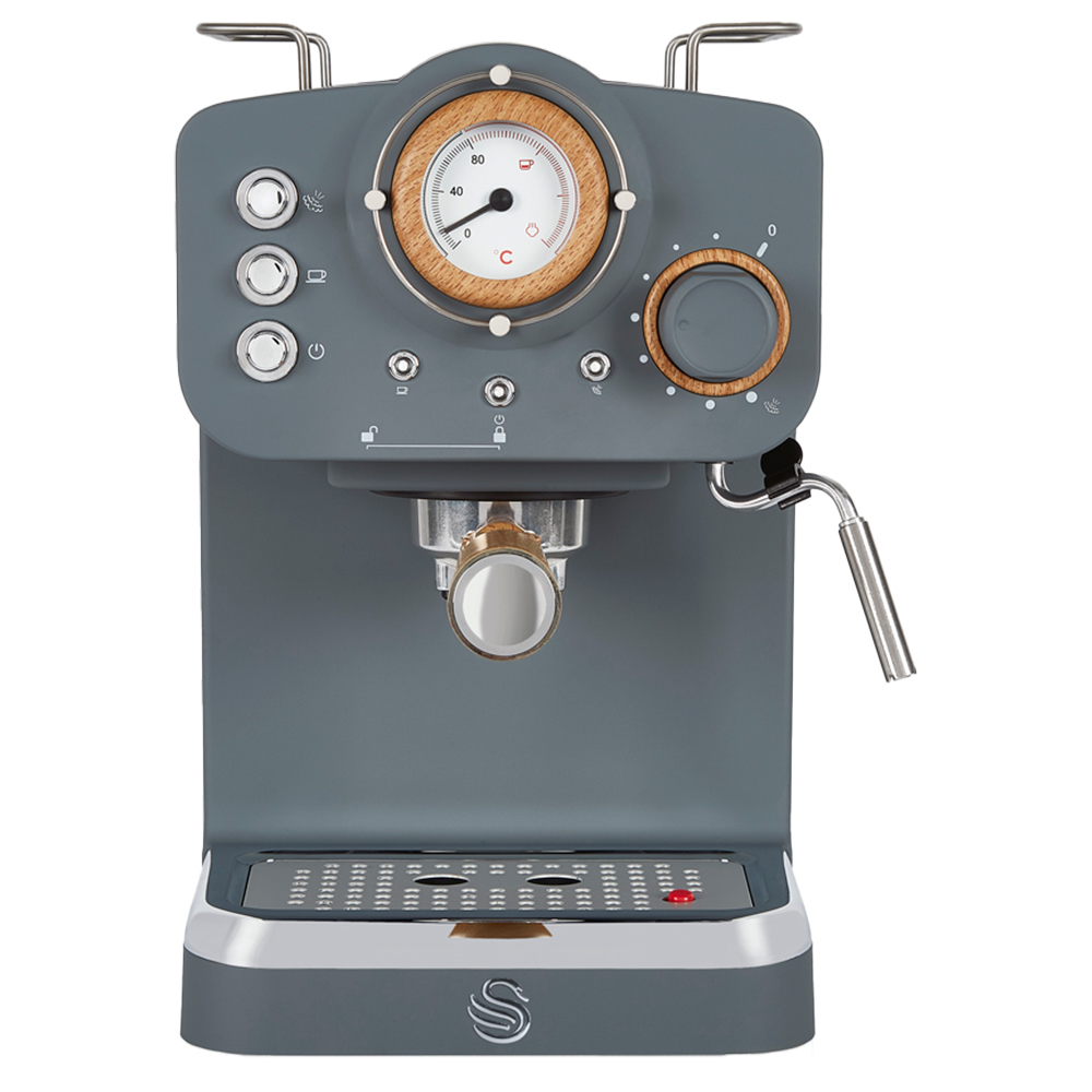 Swan SK22110GRYN Nordic Grey 1.2L Espresso Coffee Machine Image 3