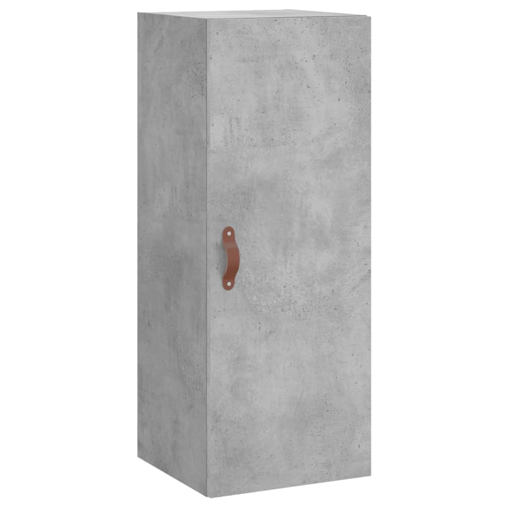 vidaXL 2 Door Concrete Grey Highboard Image 5