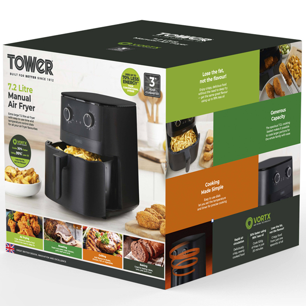 Tower Vortx T17150 Manual Air Fryer 7.2L Image 9