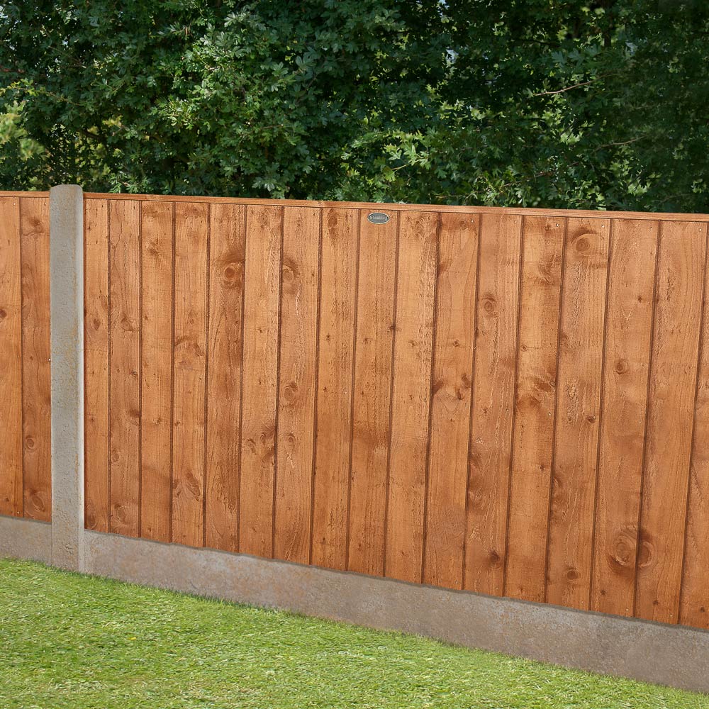 Forest Garden 6 x 3ft Closeboard Fence Panel Image 1