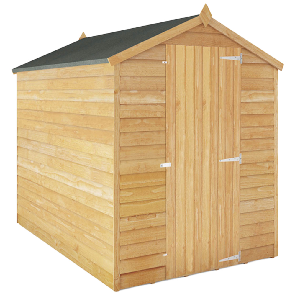 Mercia 7 x 5ft Overlap Apex Wooden Shed Image 1