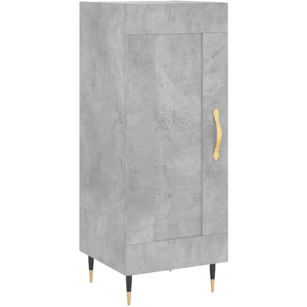 vidaXL 2 Door Concrete Grey Highboard Image 7