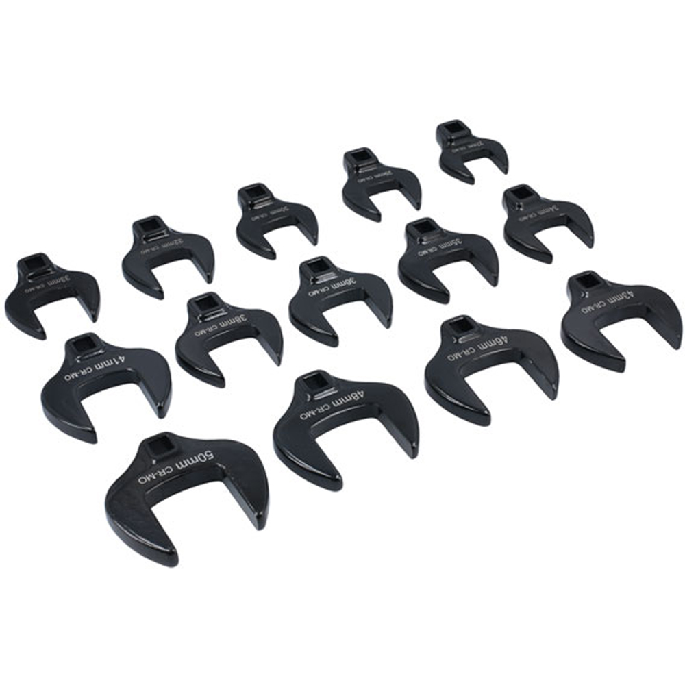 Laser 4713 14 Piece 1/2 inch Crows Foot Wrench Set Image 4