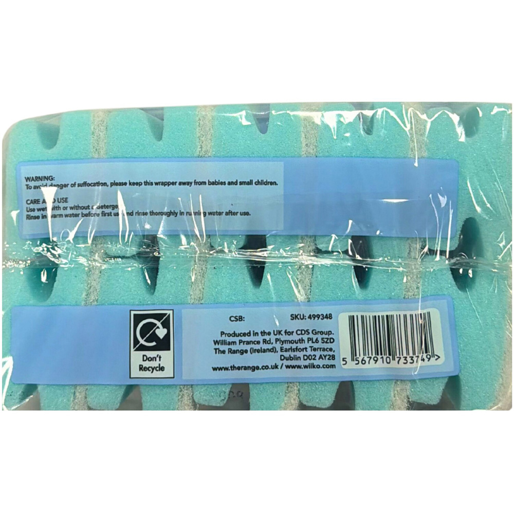 Non-Scratch Sponge Scourers 10pk Image 2