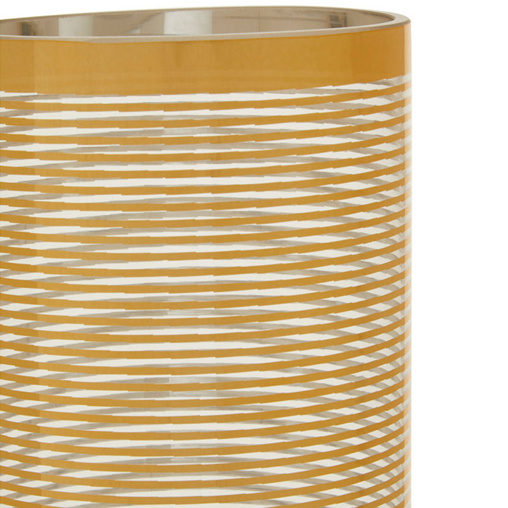Premier Housewares Raya Cylinder Stripe Vase Large Image 3