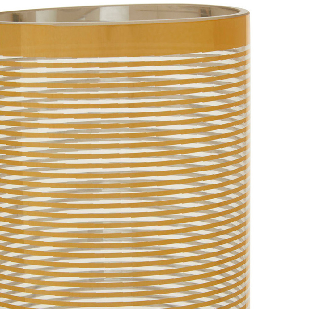 Premier Housewares Raya Cylinder Stripe Vase Large Wilko