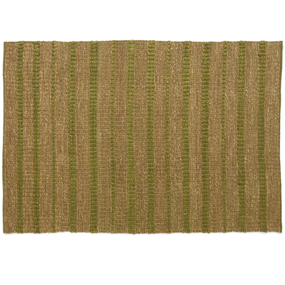 Esselle Ancoats Green Jute Rug 120 x 170cm Image 1