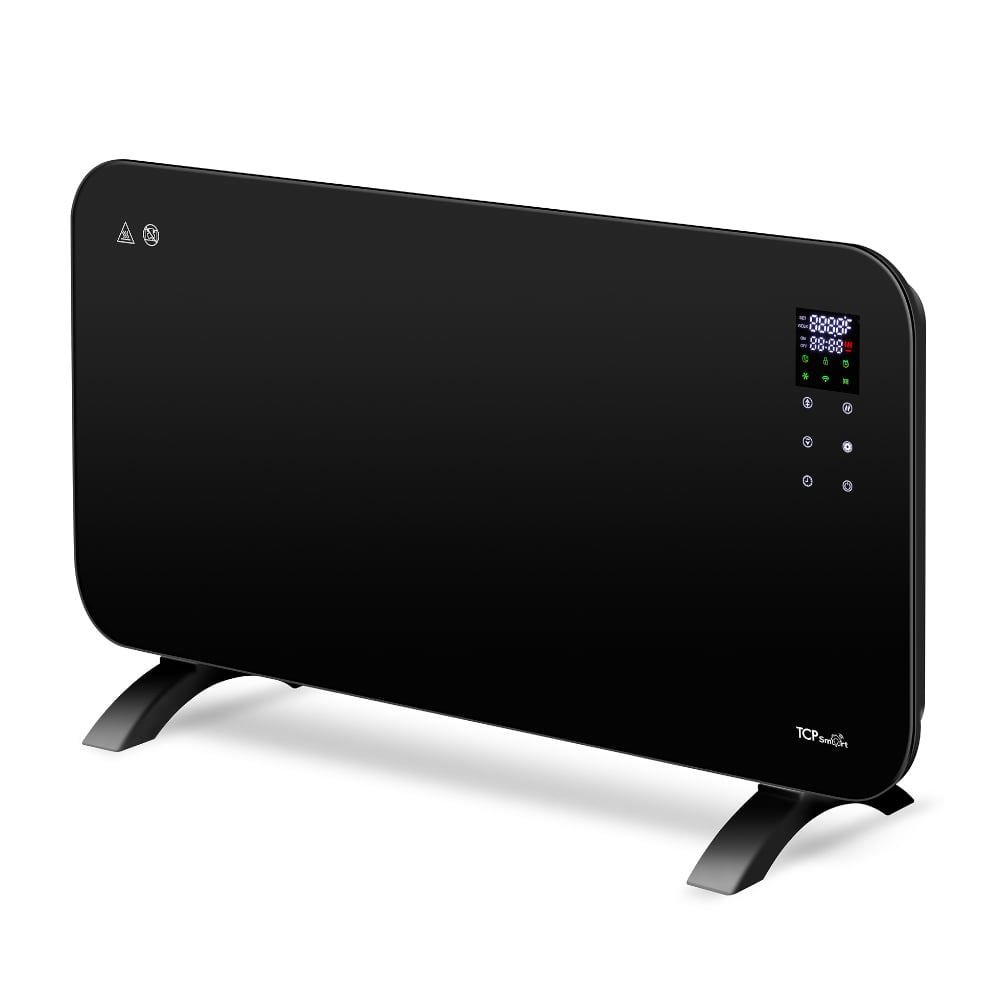 TCP Black Smart Glass Panel Heater 2000W Image 3