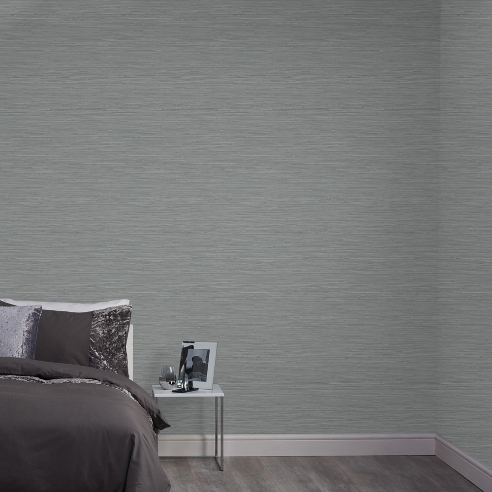 Superfresco Easy Serenity Plain Grey Wallpaper Image 4