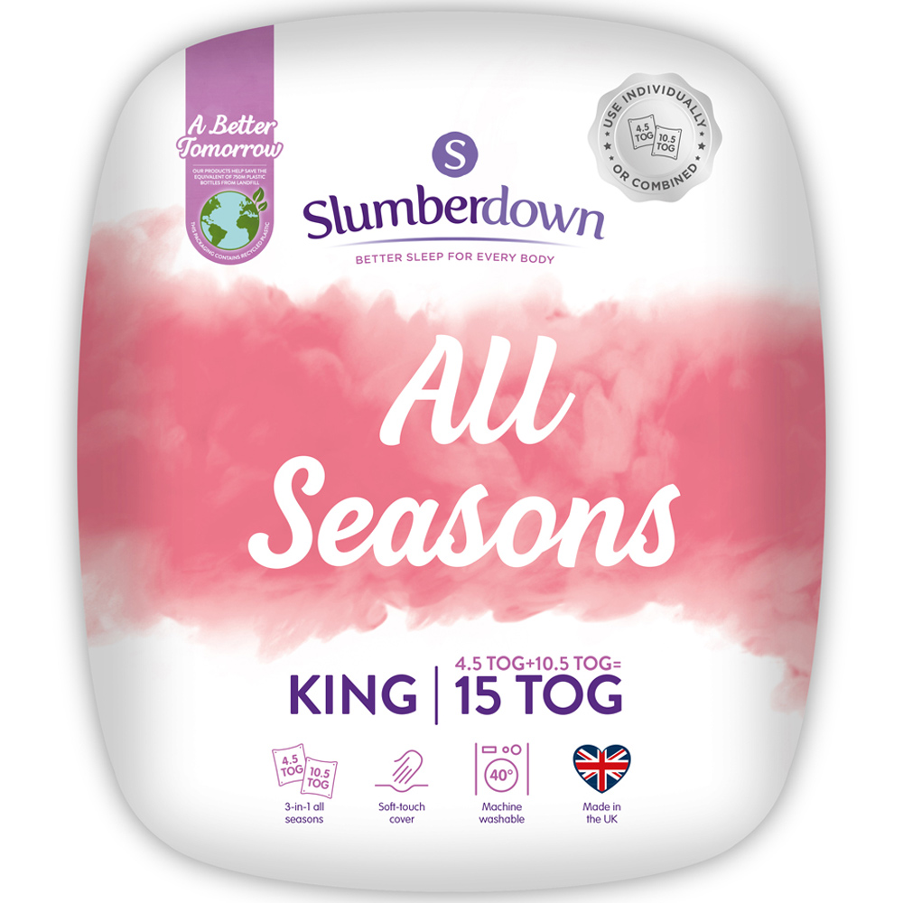 Slumberdown All Seasons Combi King Duvet 15 Tog Image 3